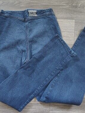 Vintage Rockies Navy Blue High-Rise Straight Jeans 28/7